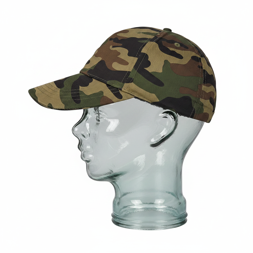 Woodland DPM Cap on Glass Head
