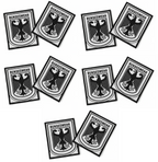Genuine German Army EAGLE BUNDESWEHR Patch / Badge x10 - BRAND NEW